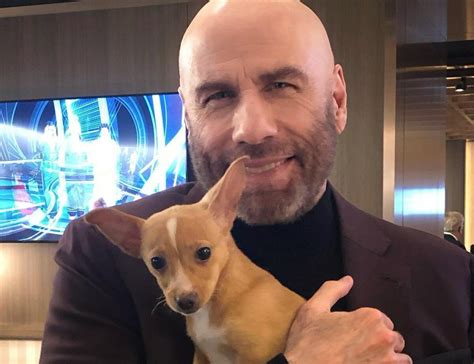 John Travolta Pets Celebrity Pets