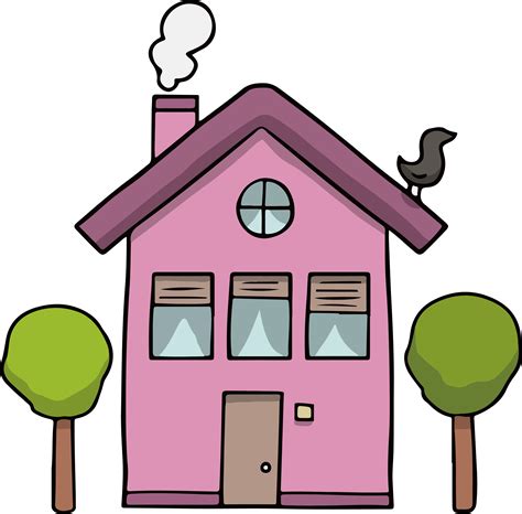 House Clip Art Lovely Purple Little House Png Download 31013049