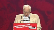 Leipzig: Rede von Hans Modrow, Vorsitzender des Ältestenrates DIE LINKE ...