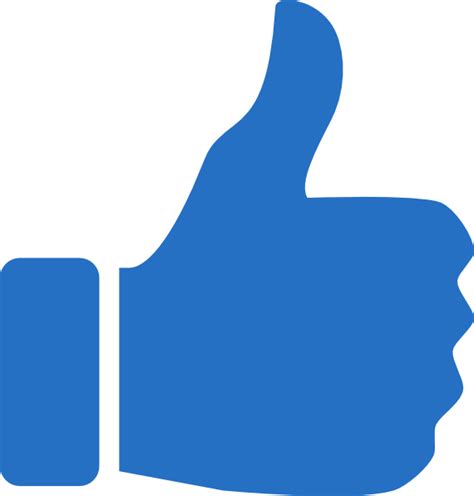 Thumbs Up Icon Blue Clip Art At Vector Clip Art Online