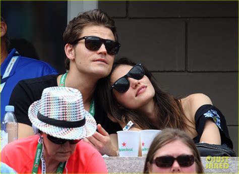 Paul Wesley And Phoebe Tonkin Get Cuddly At Us Open 2014 Photo 3187142