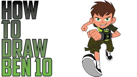 How To Draw Ben 10 Step By Step Speed Drawing Expert Youtube