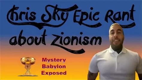 Chris Sky Epic Rant About Zionism