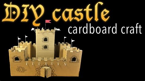 Make Amazing Cardboard Castle Diy Easy Youtube