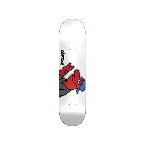 red head hyb white 8 375 almost skateboard deck