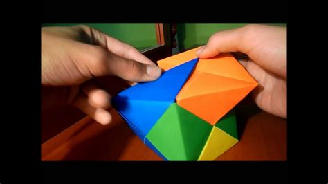 Origami Cubo De Papel Youtube