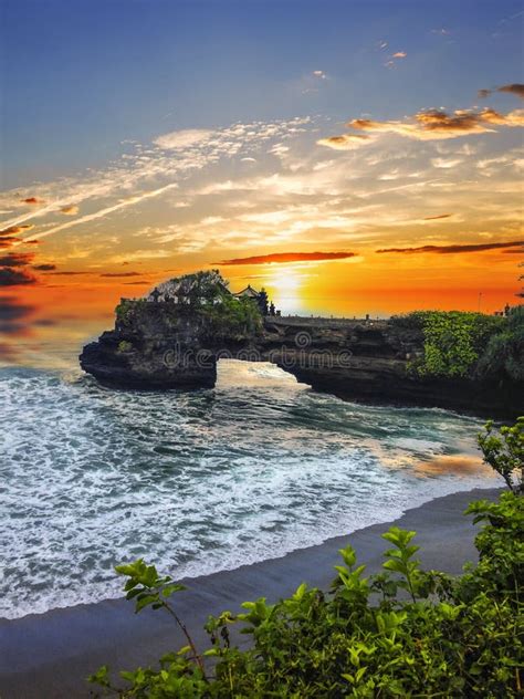 Pura Batu Bolong Bali Indonesia Stock Image Image Of Ocean