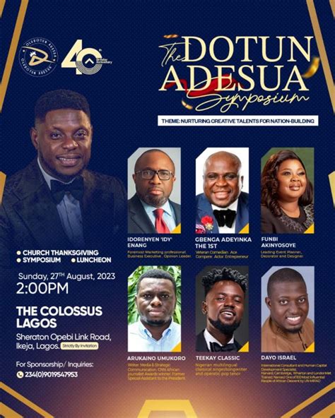 idy enang gbenga adeyinka the 1st others for the dotun adesua symposium just news
