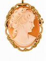 18K Cameo Brooch Pendant - Brooches - BROOC21077 | The RealReal