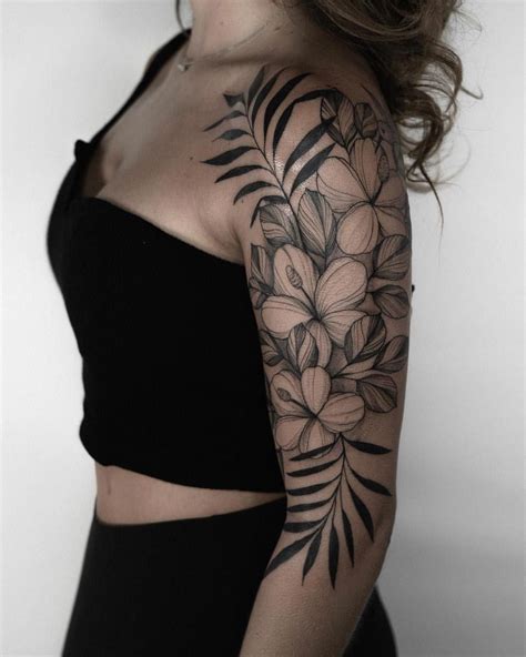 Half Sleeve Tattoo Template Halfsleevetattoos In 2020 Feminine