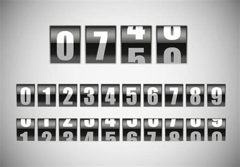 Free Counter With Number Vector 96803 Vector Art At Vecteezy