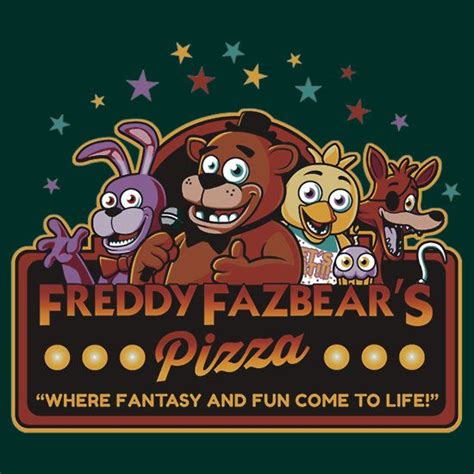 Five Nights At Freddys Freddy Fazbears Pizza Fnaf Logo By Jacob King
