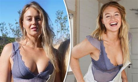 Iskra Lawrences Ample Assets Almost Spill Out Of Plunging See Through