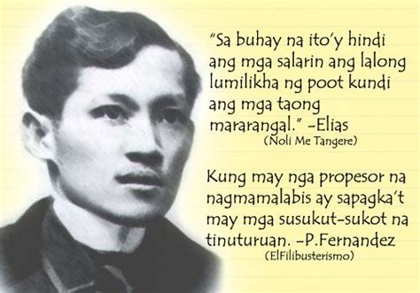 Jose Rizal Quotes Tagalog Kalayaan Ang Sabing Noli Me