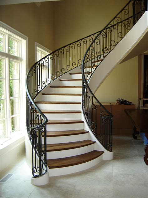 Southern Staircase Stair Railing Design Curved Staircase Railing Design
