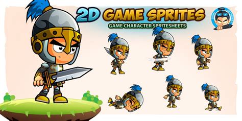 Knight 001 2d Game Character Sprites By Dionartworks Codester
