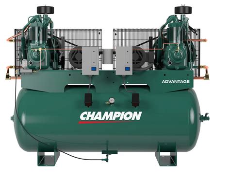 Champion Advantage 10 Hp Duplex Air Compressor With Horizontal 240 Gal