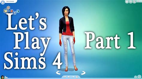 Lets Play Sims 4 Part 1 Youtube