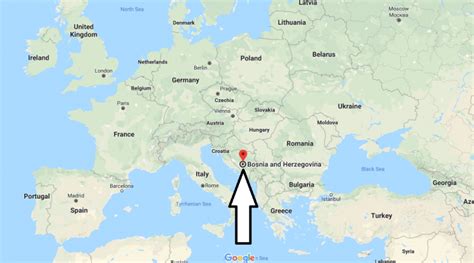 Where Is Bosnia Located On The World Map Map Of Europe