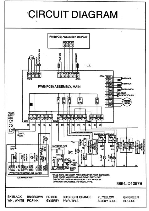 Wiring Diagram For Kenmore Refrigerator