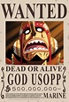 USOPP WANTED (One Piece Ch.1058) by bryanfavr on DeviantArt