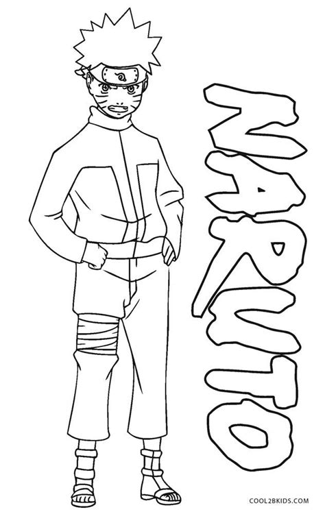 Naruto Free Coloring Pages Melvinropcrane