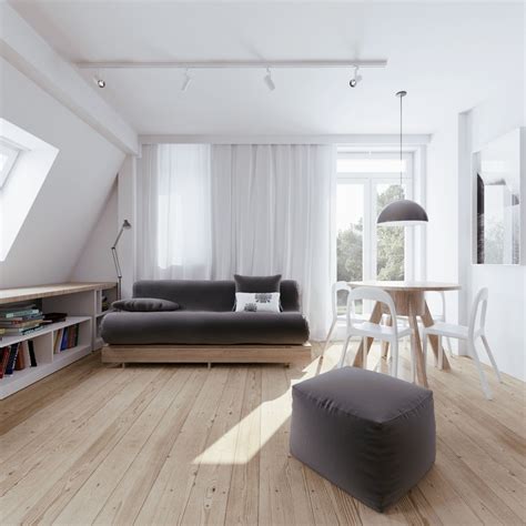 Minimalist Apartment Design With Soft Color Scheme