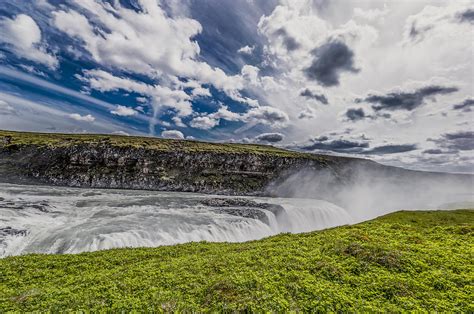 Gullfoss Waterfalls Iceland Gullfoss Photograph By Panoramic Images