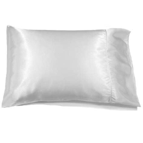 White Satin Accent Pillow Romantic Bedding Charmeuse Satin Etsy