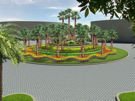 Roundabout Landscaping Like The Tiered Effect Modify For Space And