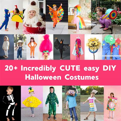 20 Incredibly Cute Easy Diy Halloween Costumes Emma Owl