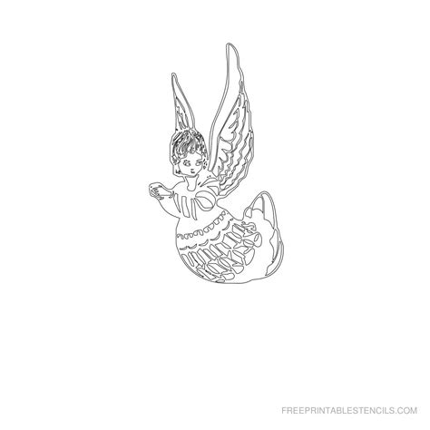 23 Free Printable Angel Stencils