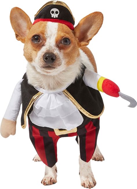 Frisco Front Walking Pirate Dog And Cat Costume Small
