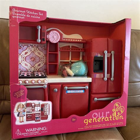 Our Generation Gourmet Kitchen Set For 18 Doll New Some Accessories