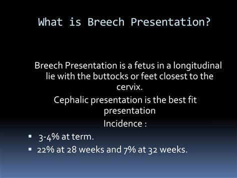 Ppt Breech Presentation Powerpoint Presentation Free Download Id