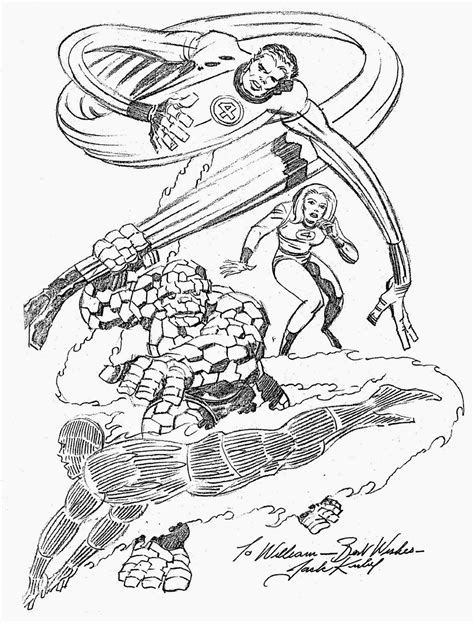 Capns Comics The Fantastic Four By Jack Kirby Jack Kirby Art Jack