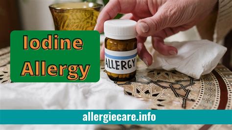5 Most Common Symptoms Of Iodine Allergy And Best Way To Treatment
