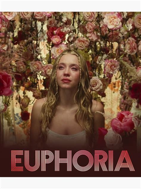 Euphoria Hbo Cassie Howard Cries In Flowers Sticker By Alinagil Redbubble