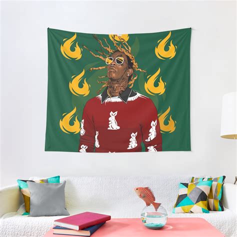 Young Thug Hot Tapestry For Sale By Olaforshow Redbubble
