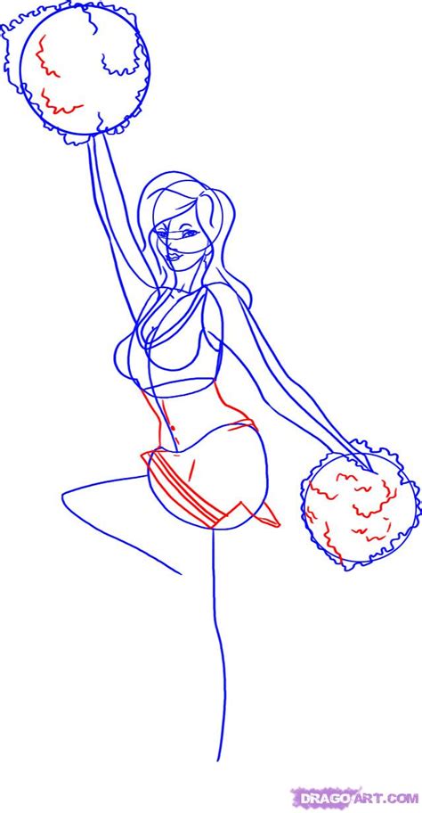 Cheerleader Drawing Tips And Techniques For Creating Cheerleader Artwork