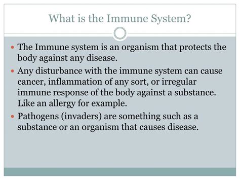 Ppt The Immune System Powerpoint Presentation Free Download Id2474398