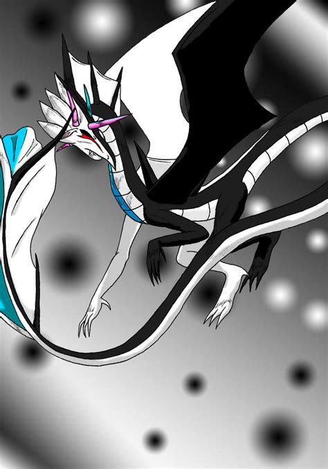 Sinster Black And White Dragon By Jolttenks On Deviantart