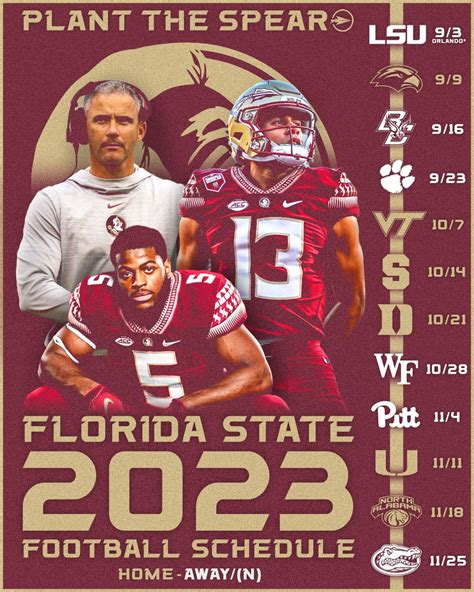 Fsu Calendar 2023 24