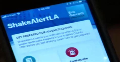 Earthquake Warning App Shakealertla Being Offered In Los Angeles County