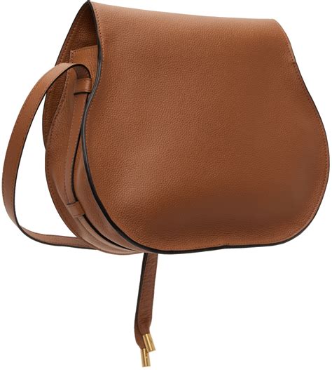 Chloé Tan Medium Marcie Saddle Bag