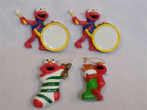 Elmo Sesame Street Jim Henson Ornament Christmas Tree Holiday Vintage