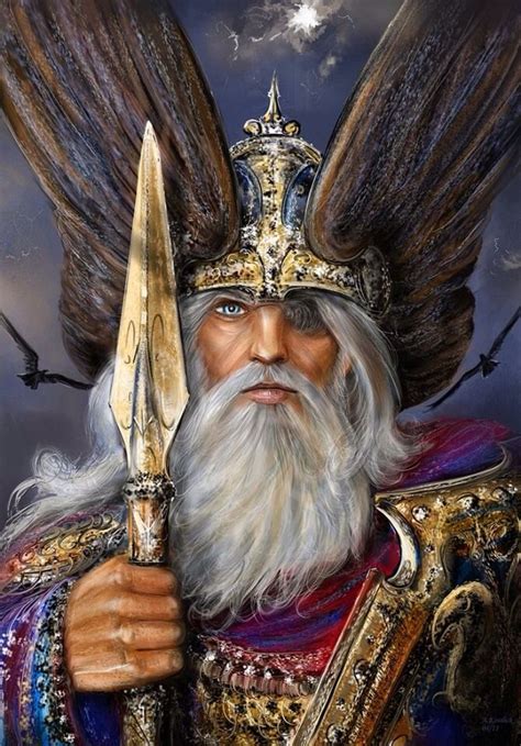 All Father Hail Oden Pagan Gods Norse Mythology Norse
