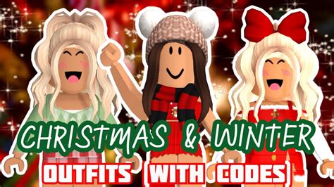 Bloxburg Christmas And December Outfits With Codes And Links Roblox