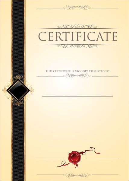 Certificate Template Ideas Certificate Templates Graphic Design My