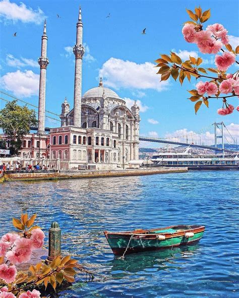 Ortaköy Mosque In Beşiktaş Istanbul Turkey Is Situated